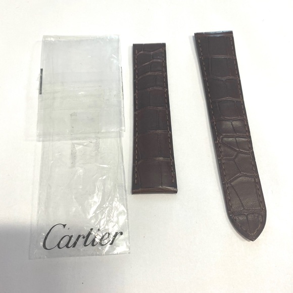 Cartier Other - Cartier Crocodie Leather Watch Starp Brown Cartier Other - Cartier Crocodie Leather Watch Starp Brown